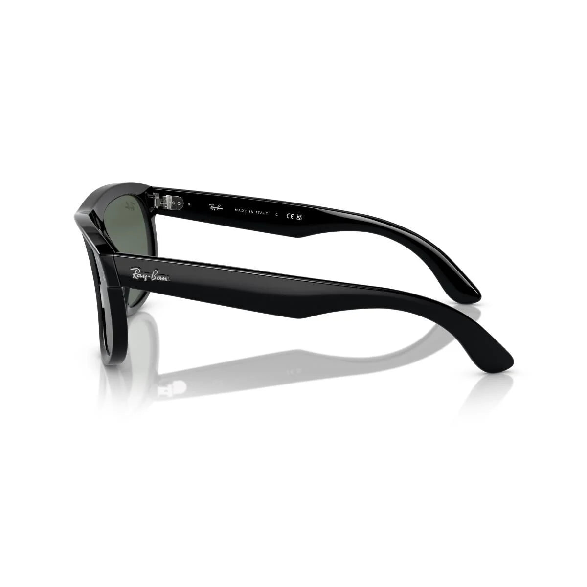 Солнцезащитные очки Ray-Ban Boyfriend Reverse RBR0501S 6677VR 56 оправа черный темно-зеленый