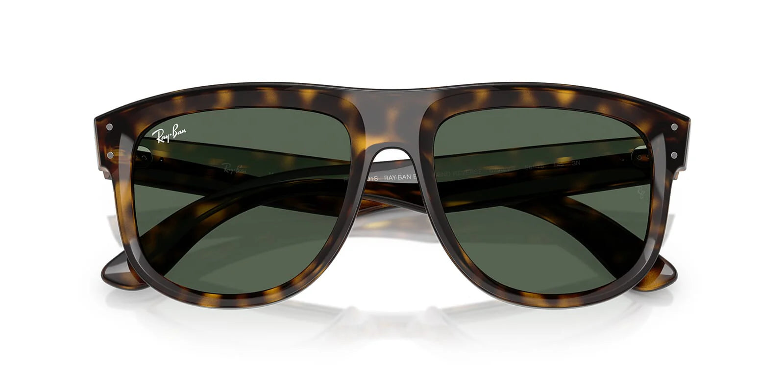 Солнцезащитные очки Ray-Ban Boyfriend Reverse RBR0501S 6790VR 56 Ekartman Dark Havana Dark Green