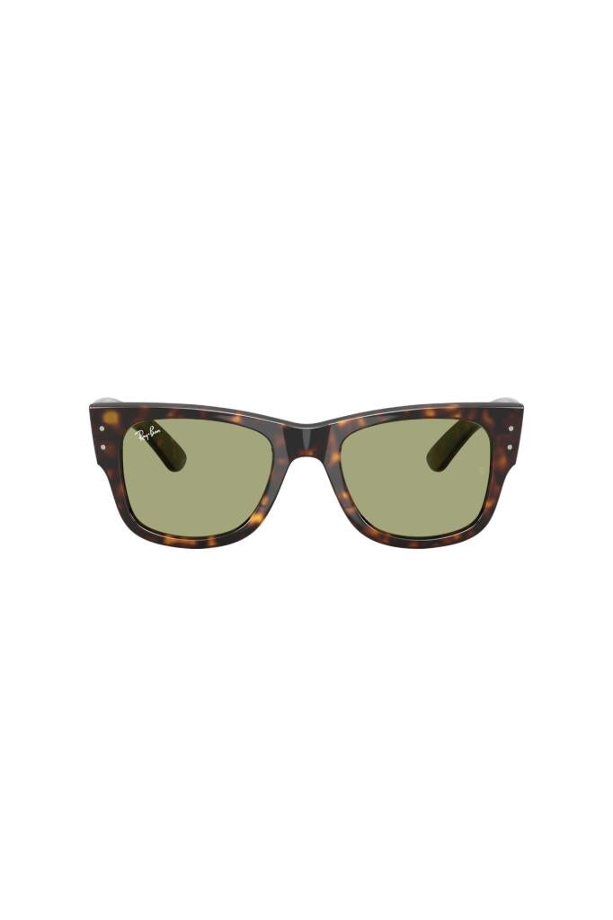 Ray-Ban Mega Wayfarer Sunglasses RB0840S 902/4E 51 Size Havana Bottle Green