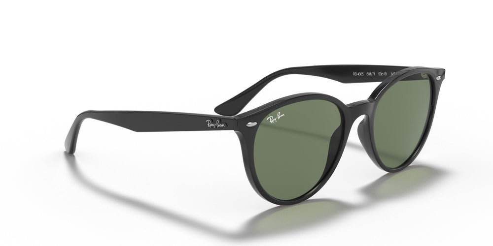 Солнцезащитные очки Ray-Ban RB4305 601/71 53 Экартман Черные Темно-зеленые