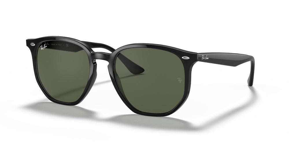 Солнцезащитные очки Ray-Ban RB4306 601/71 54 Экартман Черные Темно-зеленые