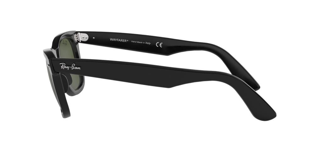 Солнцезащитные очки Ray-Ban Wayfarer 0RB2140 Черные G-15 Зеленые