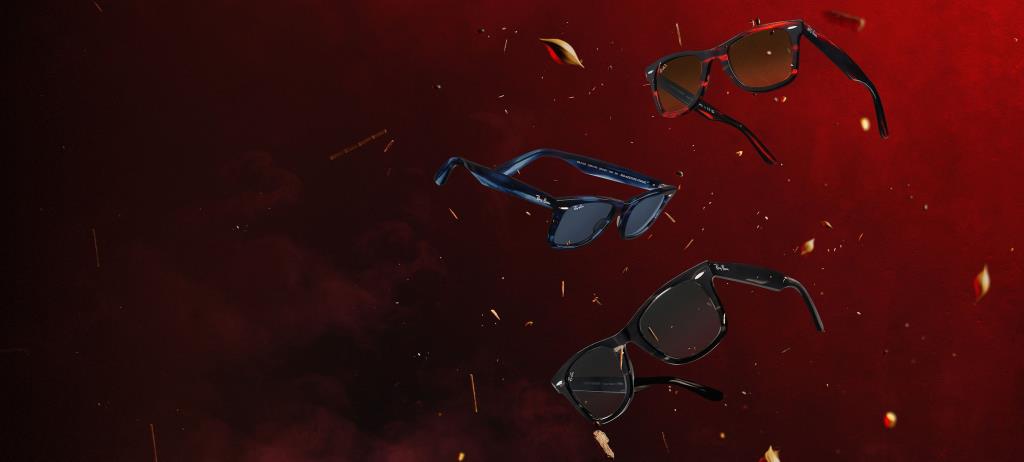 Солнцезащитные очки Ray-Ban Wayfarer 13583150 Черные Зеленые