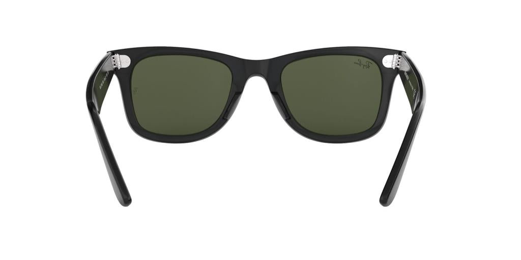 Солнцезащитные очки Ray-Ban Wayfarer 90150 Черные G-15 Зеленые 50 Екартман