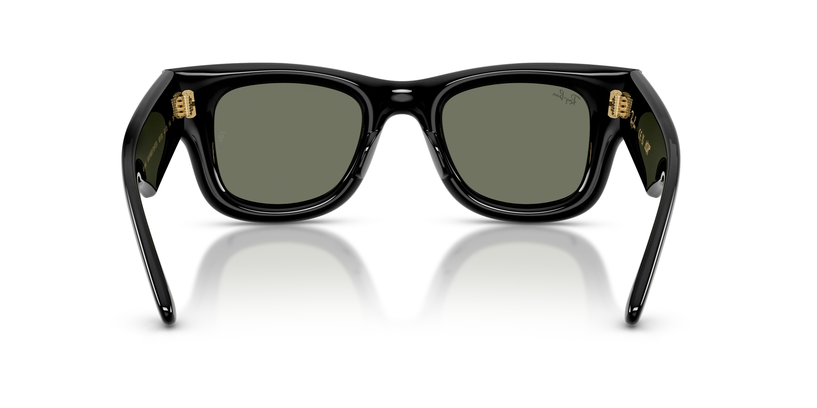Ray-Ban Wayfarer Puffer A$AP ROCKY Özel Seri Güneş Gözlüğü RB4940 601/30 Black Green Mirror Silver Plan 47 Ekartman