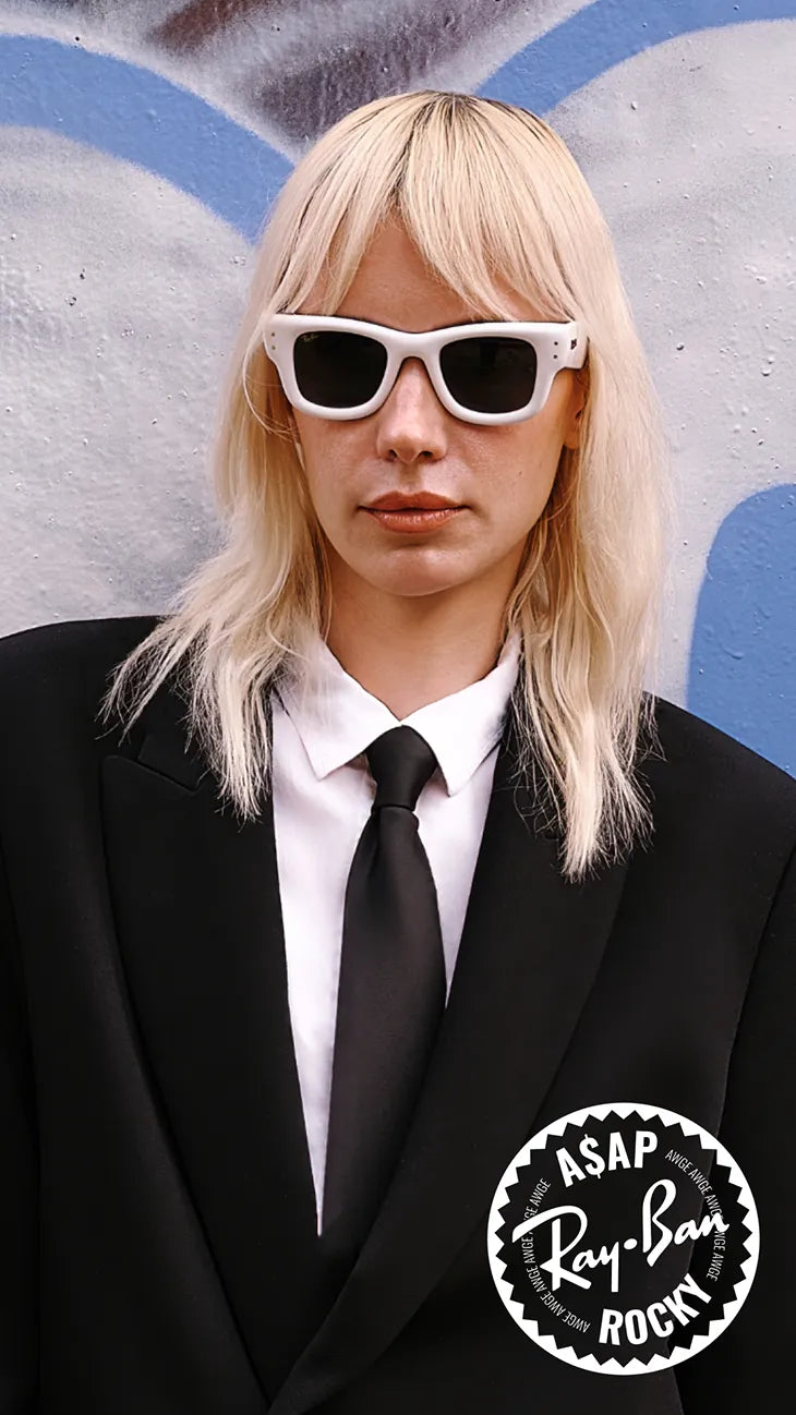 Ray-Ban Wayfarer Puffer A$AP ROCKY Special Edition Sunglasses RB4940 601/87 Black Ultra Black 47 Lens Width