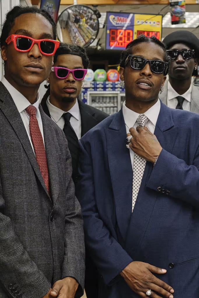 Ray-Ban Wayfarer Puffer A$AP ROCKY Special Edition Sunglasses RB4940 601/87 Black Ultra Black 47 Lens Width