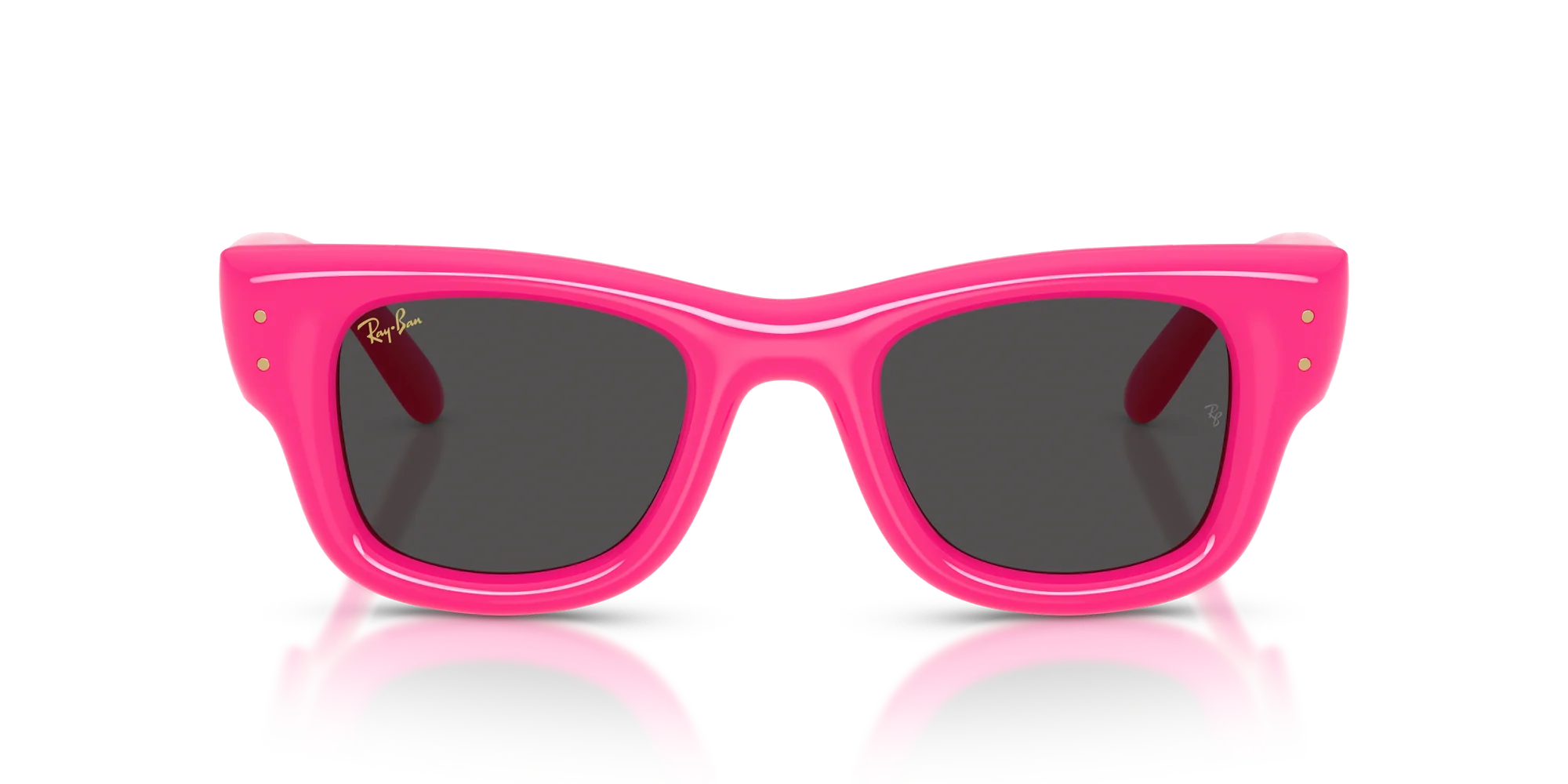 Ray-Ban Wayfarer Puffer A$AP ROCKY Special Edition Sunglasses RB4940 683287 Fuchsia Ultra Black Size 47