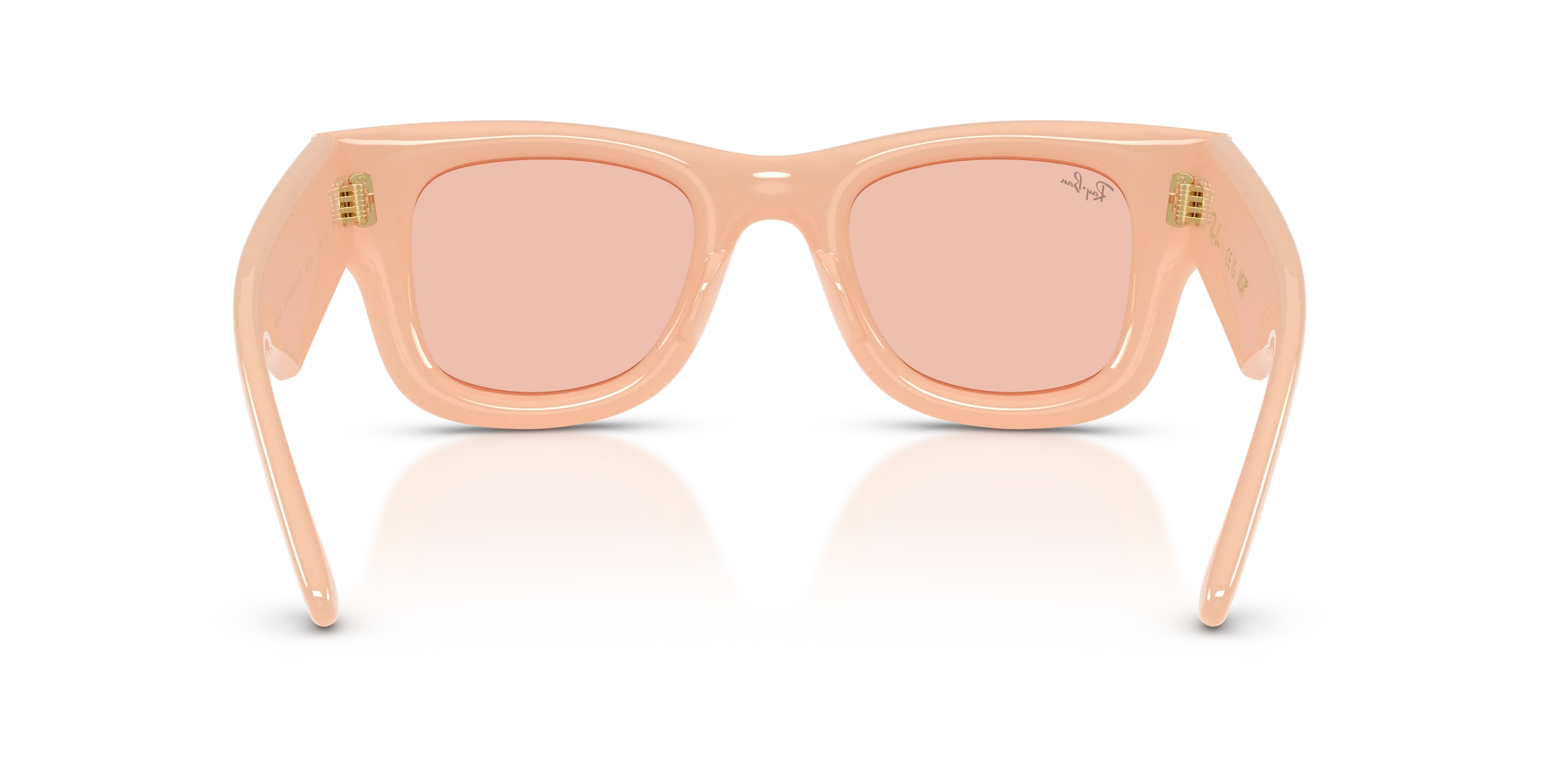 Ray-Ban Wayfarer Puffer A$AP ROCKY Özel Seri Güneş Gözlüğü RB4940 687584 Solid Nude Dark Pink 47 Ekartman