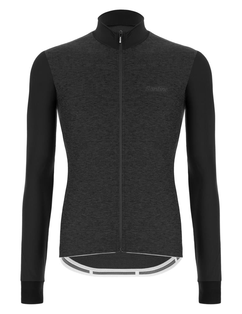 Santini Colore Puro Men's Thermal Winter Cycling Jersey 2W216075RCOLORPUR0