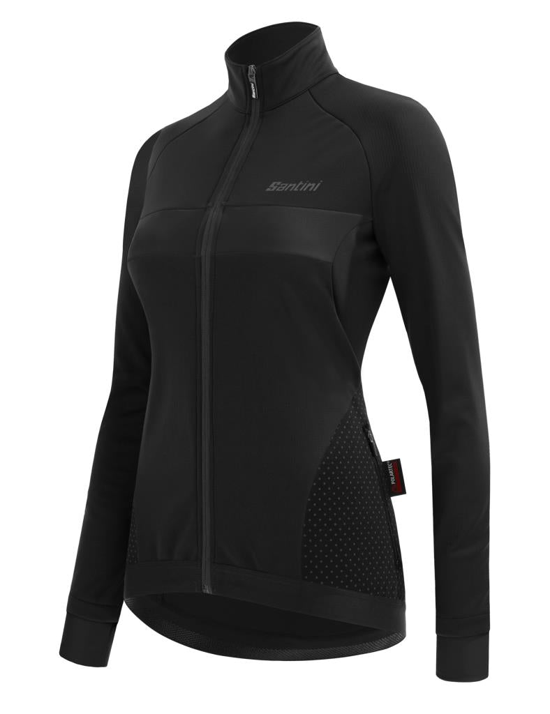 Santini CORAL BENGAL Polartec Kadın Kışlık Bisiklet Ceketi 2W51775CORALBENG