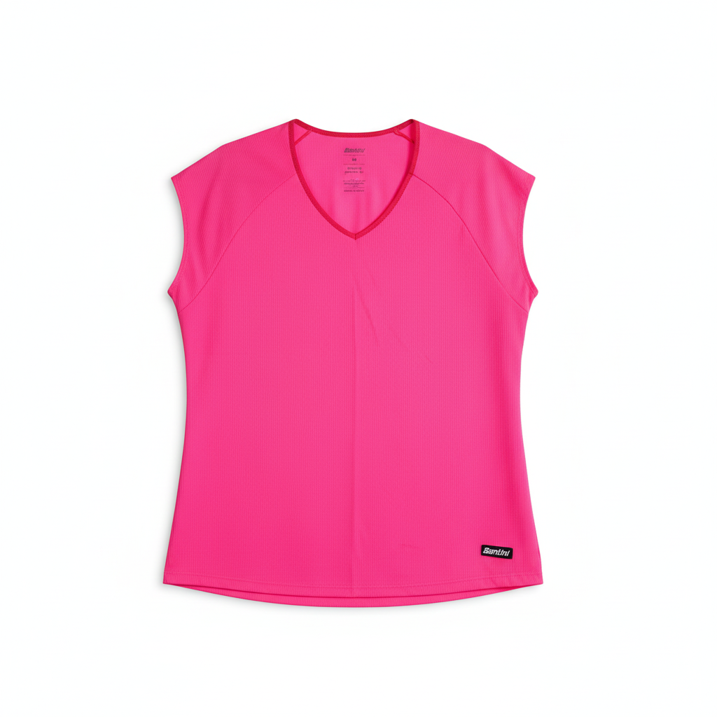 Santini Court Tech Tee MC Women's Tennis T-Shirt TN498VLLCOURT