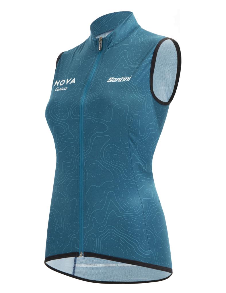 Santini EROICA NEBULA OPERA Women's Windbreaker Vest ER542L75NEBULOPER
