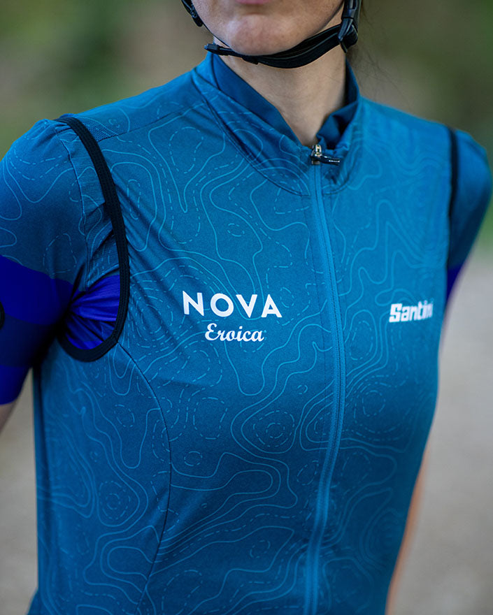 Santini EROICA NEBULA OPERA Women's Windbreaker Vest ER542L75NEBULOPER