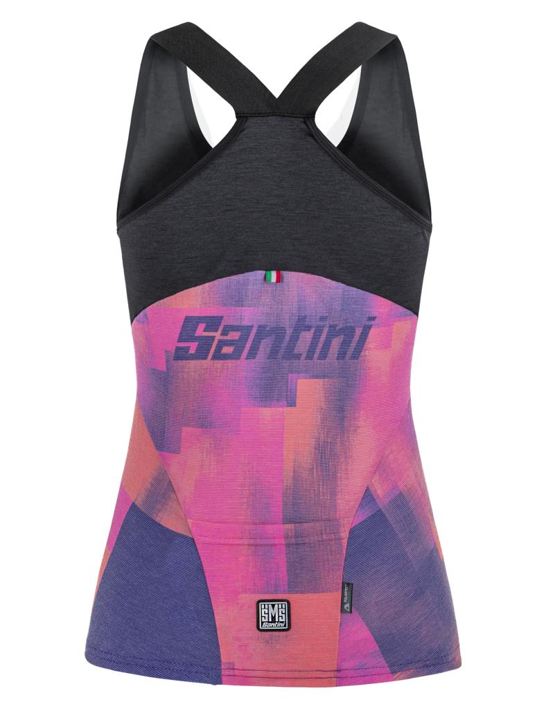 Santini FORZA Indoor Training Kadın Büyük Beden Spor Üst 2W63GLLFORZA