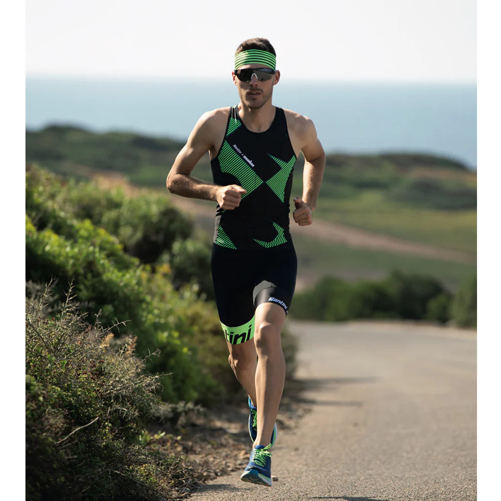 Santini Ironman Cupio Erkek Tritop Triathlon Üst Atlet 9I6300CUPIO