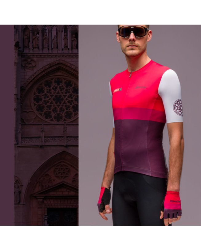 Велосипедная майка с коротким рукавом Santini La Vuelta Burgos RE94075CBURGO