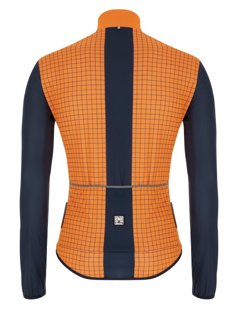 Мужская ветровка для велоспорта Santini NEBULA 1W33275NEBUL