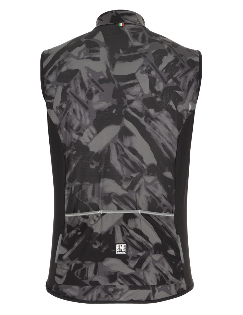 Santini Nebula Gravel Wind Vest Erkek Rüzgarlık Yelek 0M54275NEBULGRAV