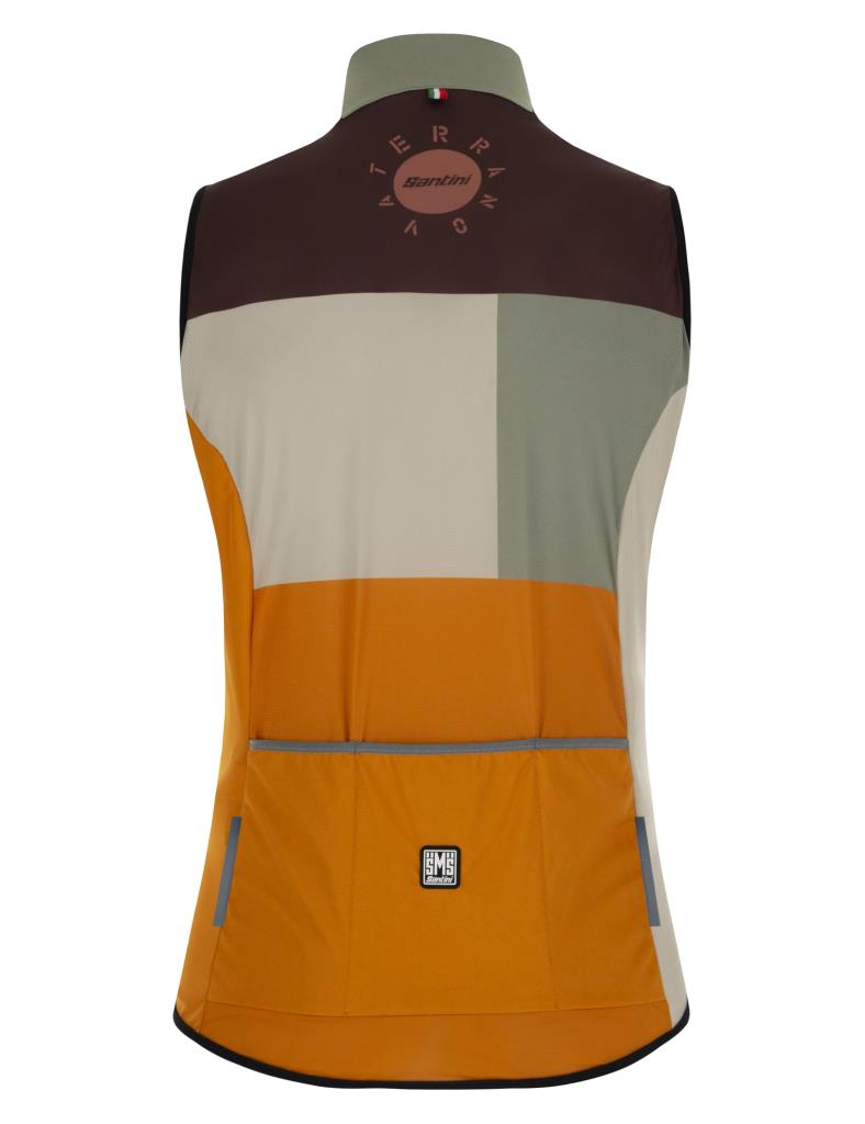 Santini Nebula Terranova Men's Windbreaker Vest 0M54275TNOVA