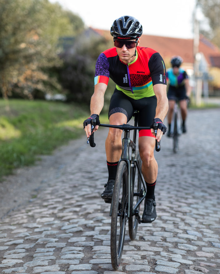 Santini Paris Roubaix Forger Des Heroes Erkek Bisiklet Forması RE94075C22PRFDH