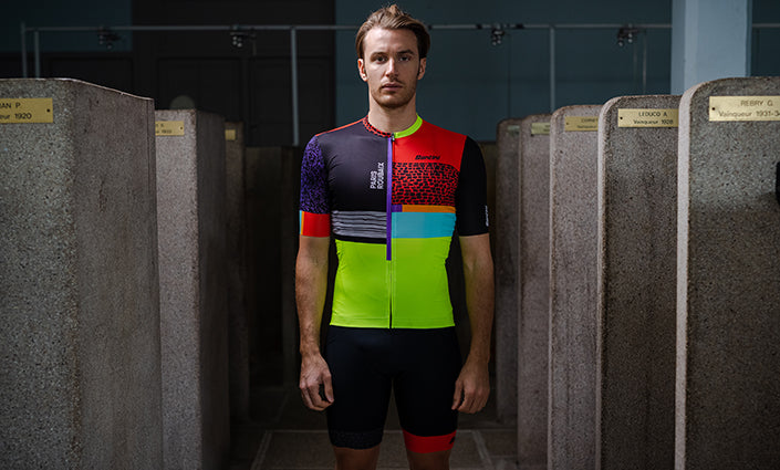 Santini Paris Roubaix Forger Des Heroes Erkek Bisiklet Forması RE94075C22PRFDH