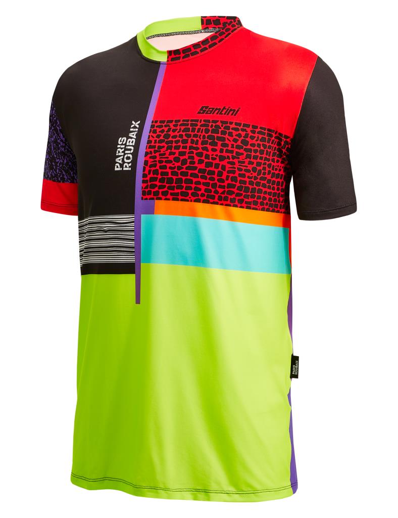 Santini PARIS ROUBAIX FORGER DES HEROES Erkek Teknik Spor Tişört RE499GLL22PRFDH