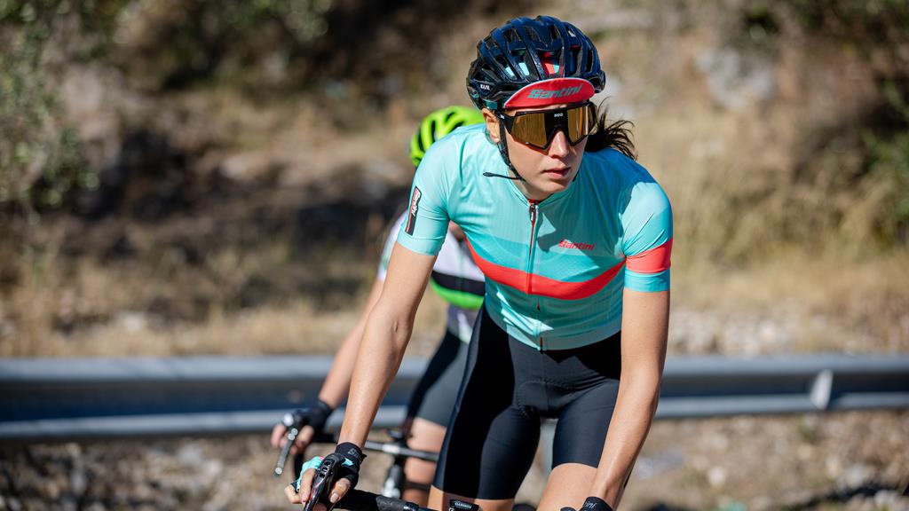 Santini Sleek Bengal Women's Cycling Jersey 2S940L75ESLKBENG