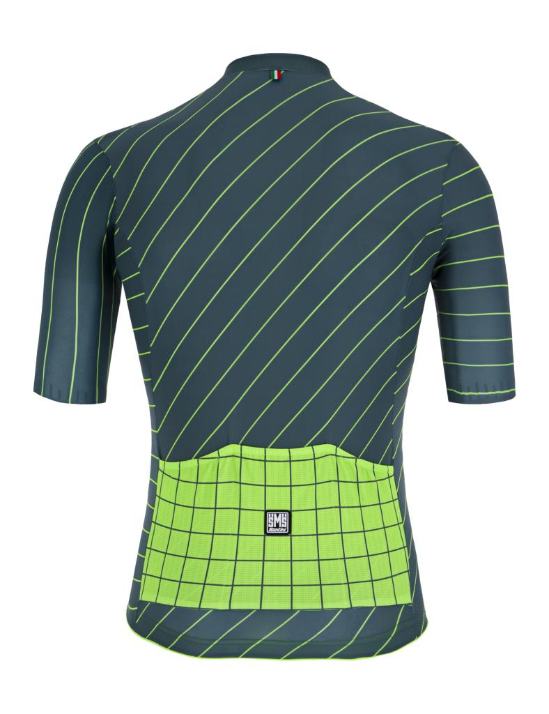 Santini Sleek Dynamo Men's Cycling Jersey 1S94475ESLKDINA