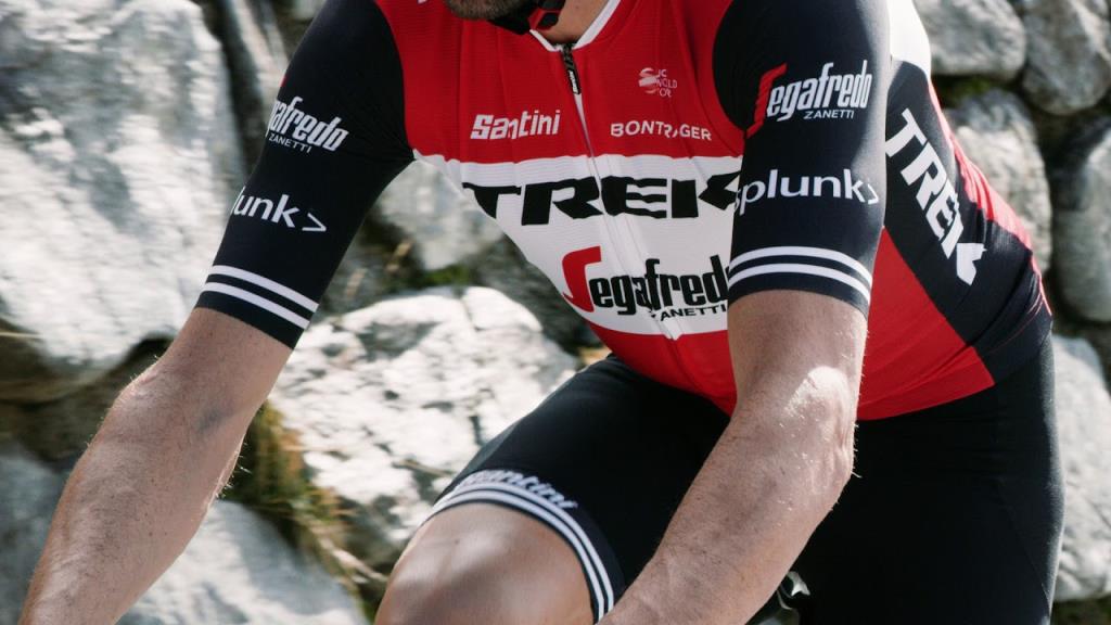 Santini Trek Segafredo Pro Team Jersey Tour De France Erkek Forma RE94475C19TS
