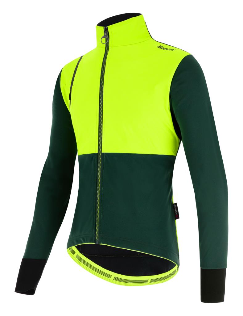 Santini VEGA ABSOLUTE Polartec Erkek Kışlık Bisiklet Ceketi 3W50775ABSOLVEGA