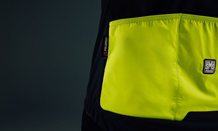 Santini VEGA ABSOLUTE Polartec Erkek Kışlık Bisiklet Ceketi 3W50775ABSOLVEGA