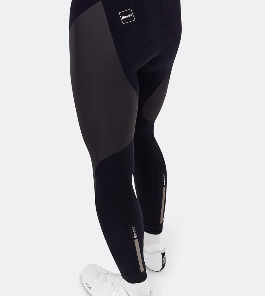 Santini VEGA DRY Uzun Kollu Kışlık Polar Erkek Bisiklet Taytı Su Geçirmez 5W1183C3VEGADRY