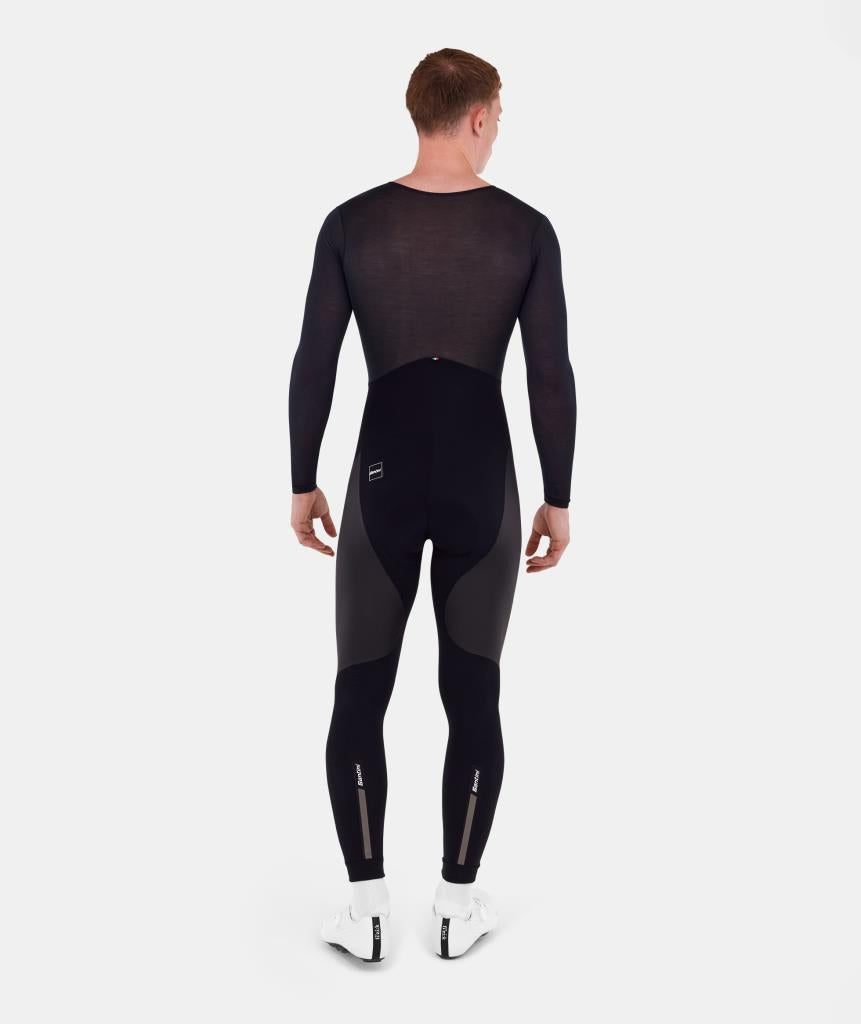 Santini VEGA DRY Uzun Kollu Kışlık Polar Erkek Bisiklet Taytı Su Geçirmez 5W1183C3VEGADRY