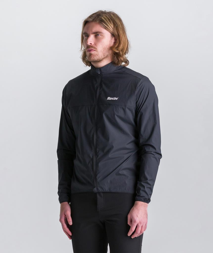 Santini VENTUS Windproof Pocket Foldable Men's Windbreaker Jacket 4M33375VENTU