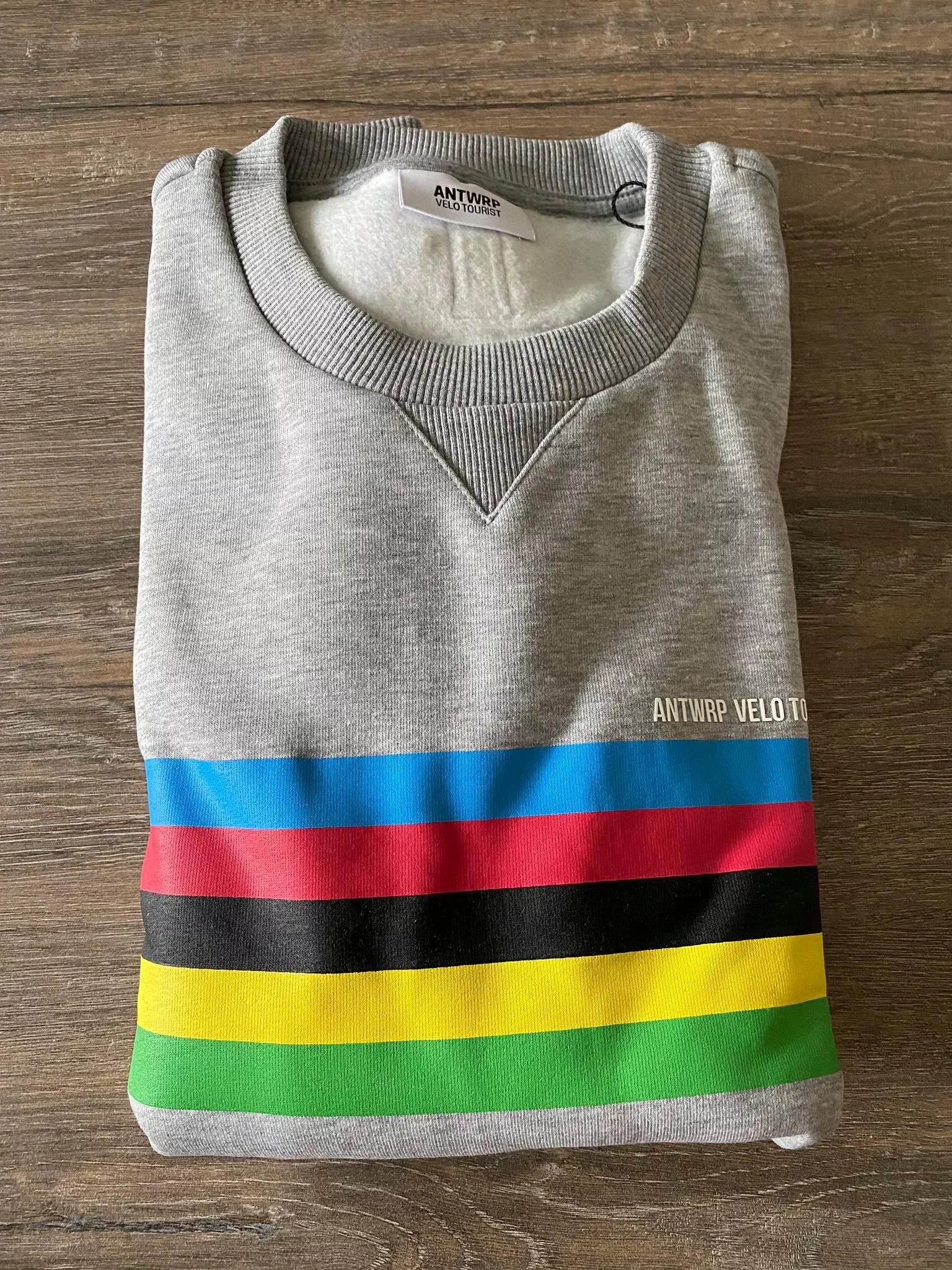 Santini x ANTWRP Velo Tourist UCI Çizgili Özel Seri Sweatshirt BSW050-L008