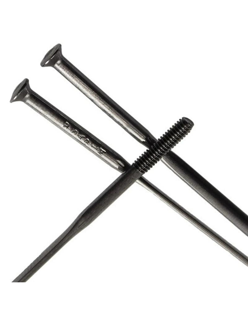 Sapim CX Ray SP Jant Teli Straight Pull Düz Başlı 294mm Siyah