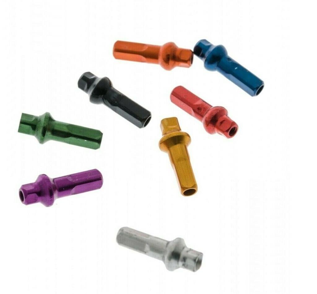 Sapim Polyax Alu Square Double Secure Lock Jant Teli Başlığı 16mm Mor