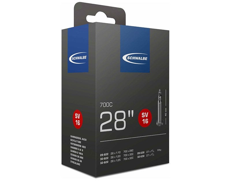 Schwalbe 700x28/32c Тонкая внутренняя трубка клапана Sv16 40 мм