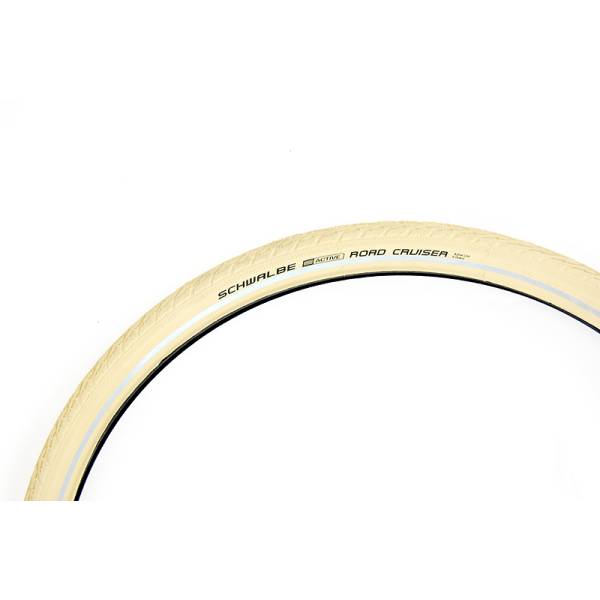 Schwalbe Road Cruiser Active Line K-Guard Zırhlı Dış Lastik Krem 26x1.75 Reflektörlü 11101267
