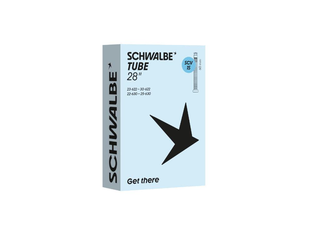 Schwalbe SCV15 Clik Valve Yeni Sistem Siboplu Yol Bisikleti İç Lastik 700x23-30C 60mm 10465134
