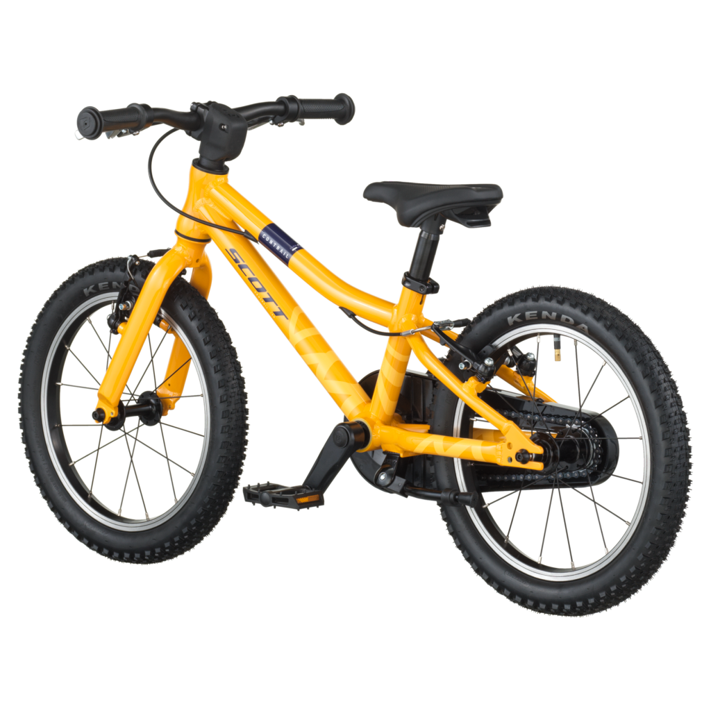 Детский велосипед Scott Contrail 160 с 16 ободами, цвет Mimosa Yellow, 2026 г.