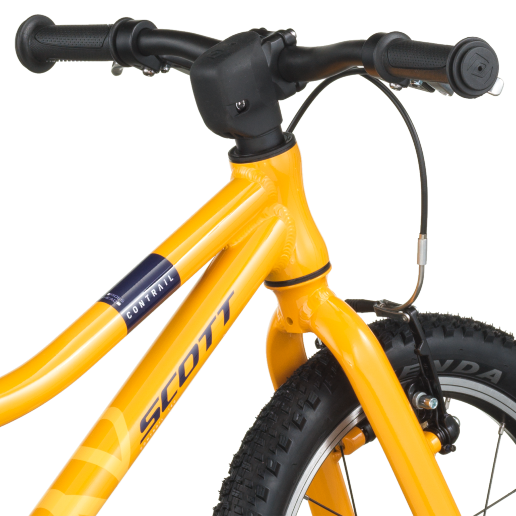 Детский велосипед Scott Contrail 160 с 16 ободами, цвет Mimosa Yellow, 2026 г.