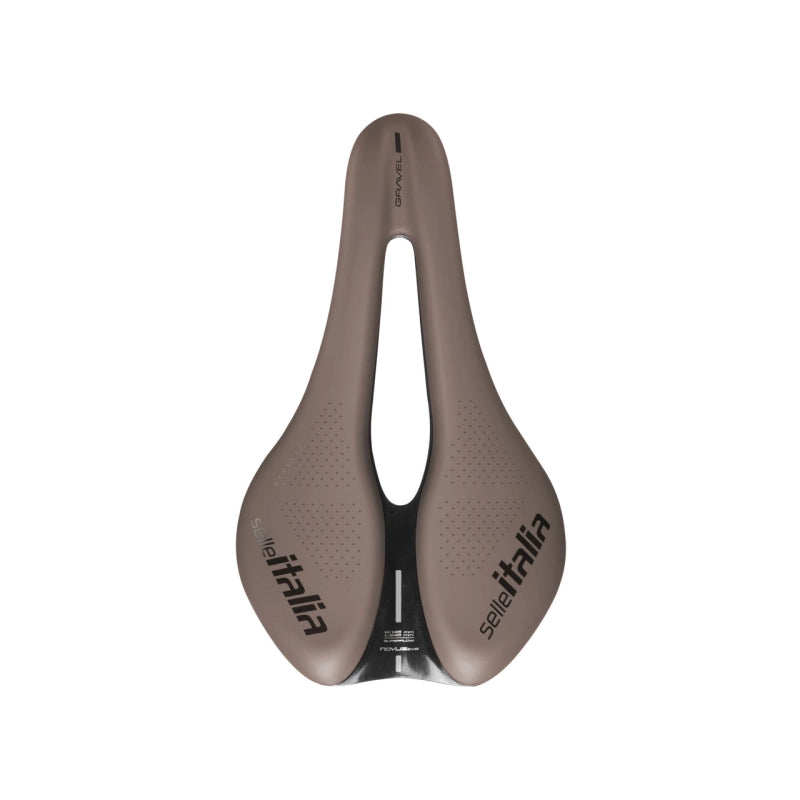 gravel bike seat Selle Italia Novus Boost Evo Gravel TM Superflow Saddle Mud Brown, L