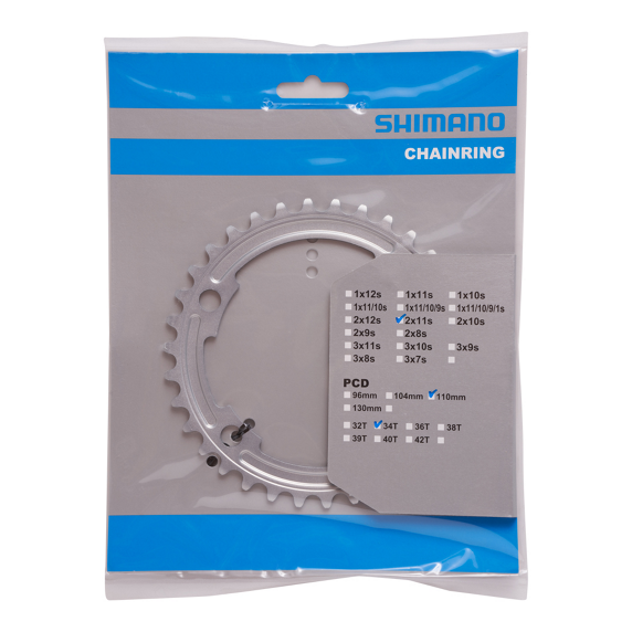 Shimano 105 FC-5800 34T-MA Звездочка 50-34T Совместимая 10-скоростная Y1PH34010