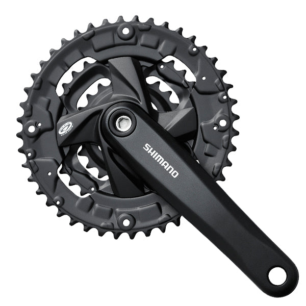 Шатуны Shimano 9-скоростные, черные FC-M371 44x32x22T 175 мм