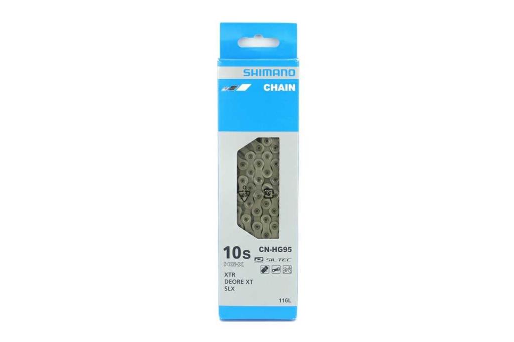 Shimano CN-HG95 10-скоростная велосипедная цепь, 116 звеньев
