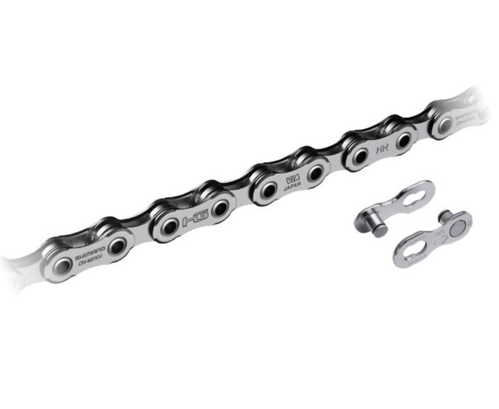 Shimano CN-M7100 12-скоростная велосипедная цепь, совместимая с быстрой связью, 126 звеньев