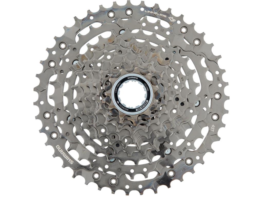 Shimano CS-LG400-10 Совместимый велосипед с шестернями, рубли 11-48т