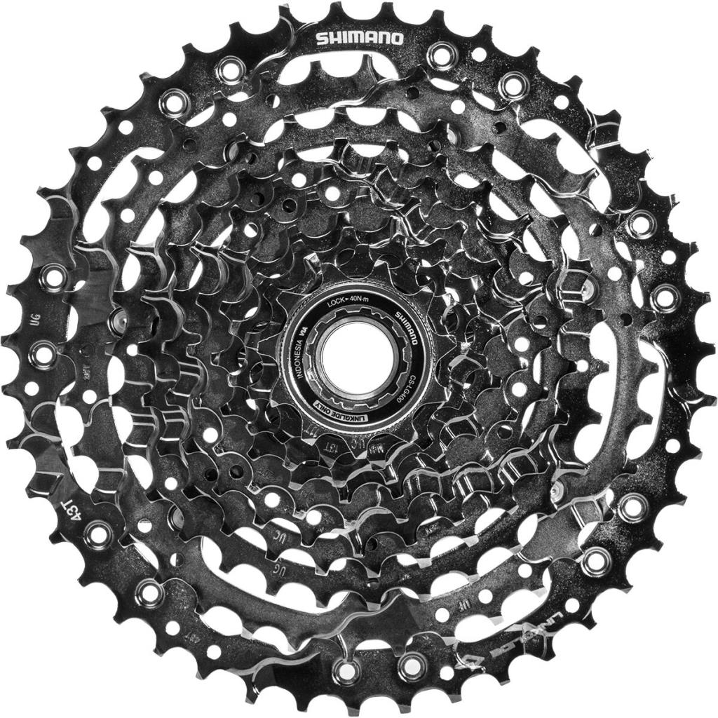 Shimano CS-LG400-10 Совместимый велосипед с шестернями, рубли 11-48т